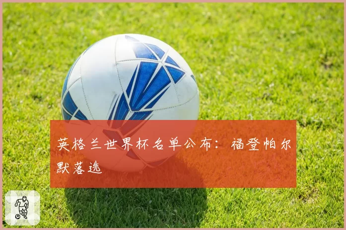 英格兰世界杯名单公布：福登帕尔默落选